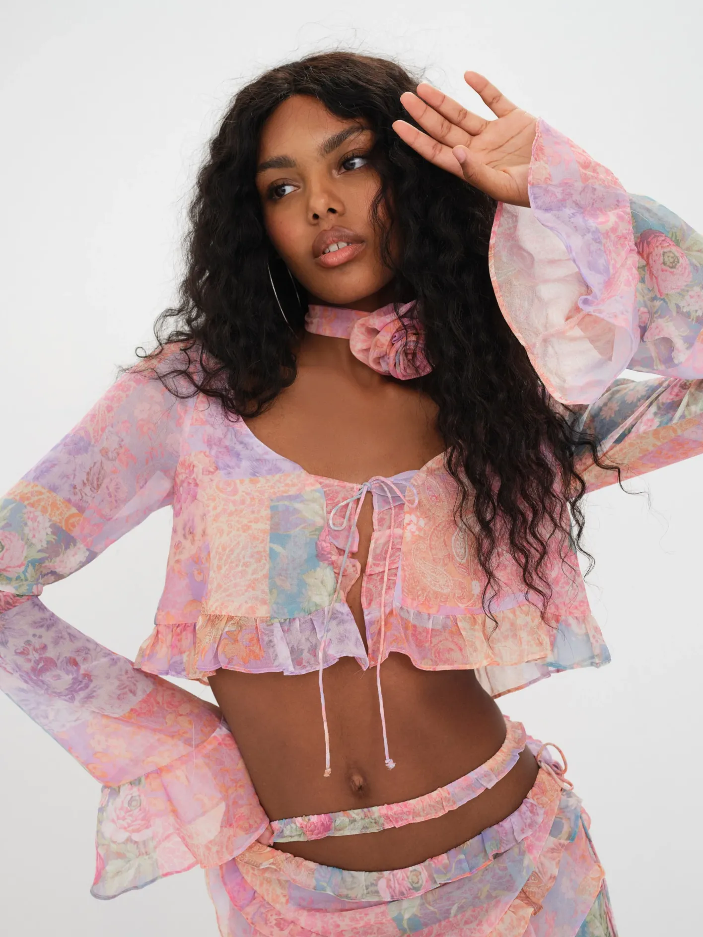 mavis_crop_blouse_0.webp Woman For Love & Lemons Mavis Crop Blouse