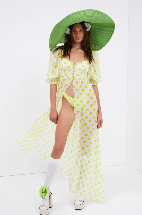 Woman For Love & Lemons Megan Maxi Dress