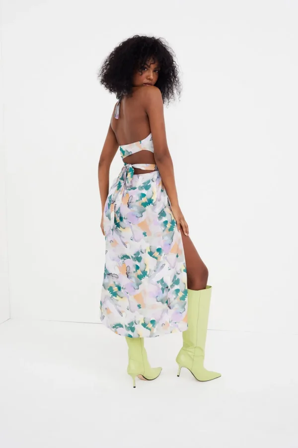 Woman For Love & Lemons Megan Midi Dress