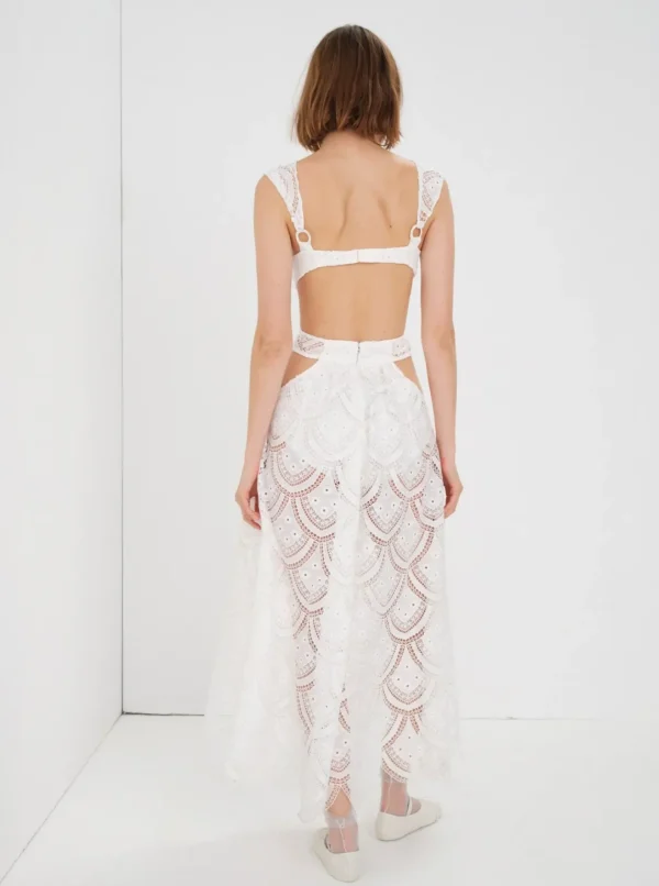 Woman For Love & Lemons Megan Midi Dress