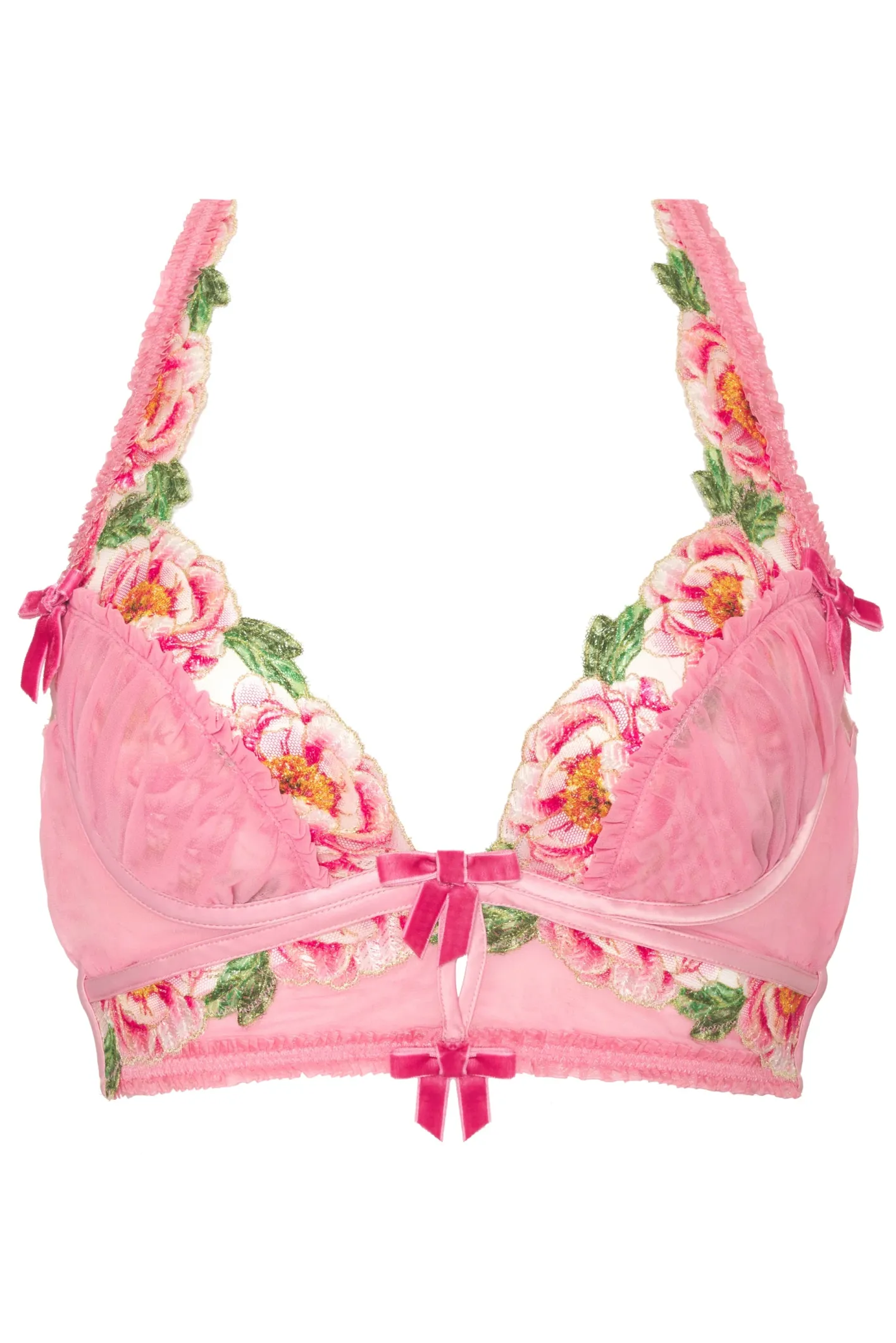 needle_point_roses_bustie_5.webp Woman For Love & Lemons Needle Point Roses Bustier