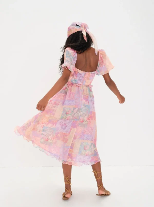 Woman For Love & Lemons Odessa Midi Dress