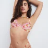 Woman For Love & Lemons Painterly Floral Thong Panty