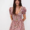 Woman For Love & Lemons Paulina Puff Sleeve Mini Dress