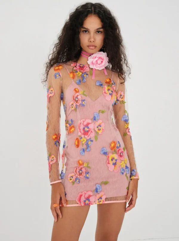 Woman For Love & Lemons Percy Mini Dress