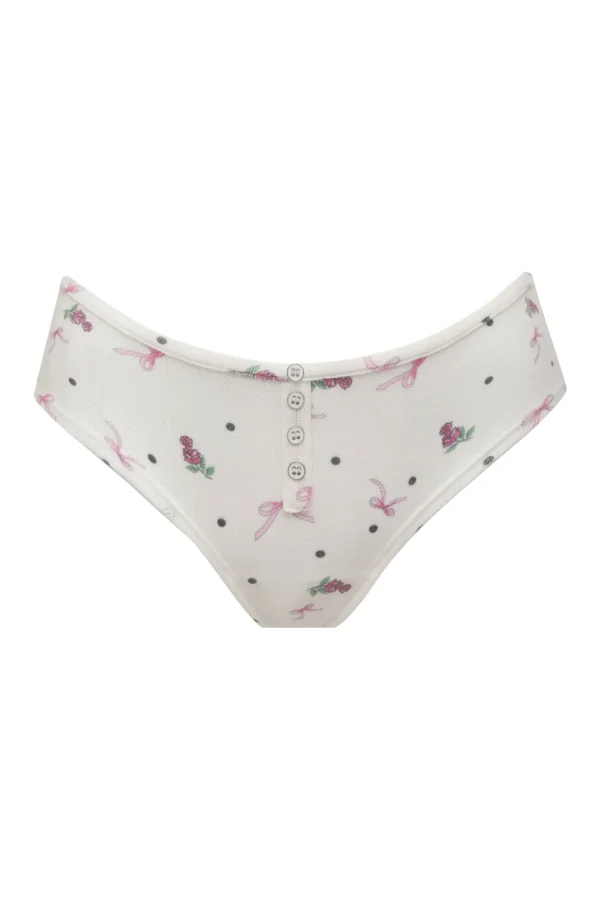 Woman For Love & Lemons Pointelle Bralette & Panty Sleep Set