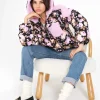 Woman For Love & Lemons Puffer Jacket With Ruffle Trim