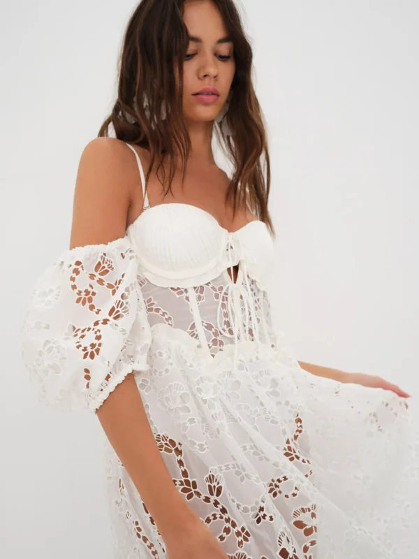 Woman For Love & Lemons Romi Midi Dress