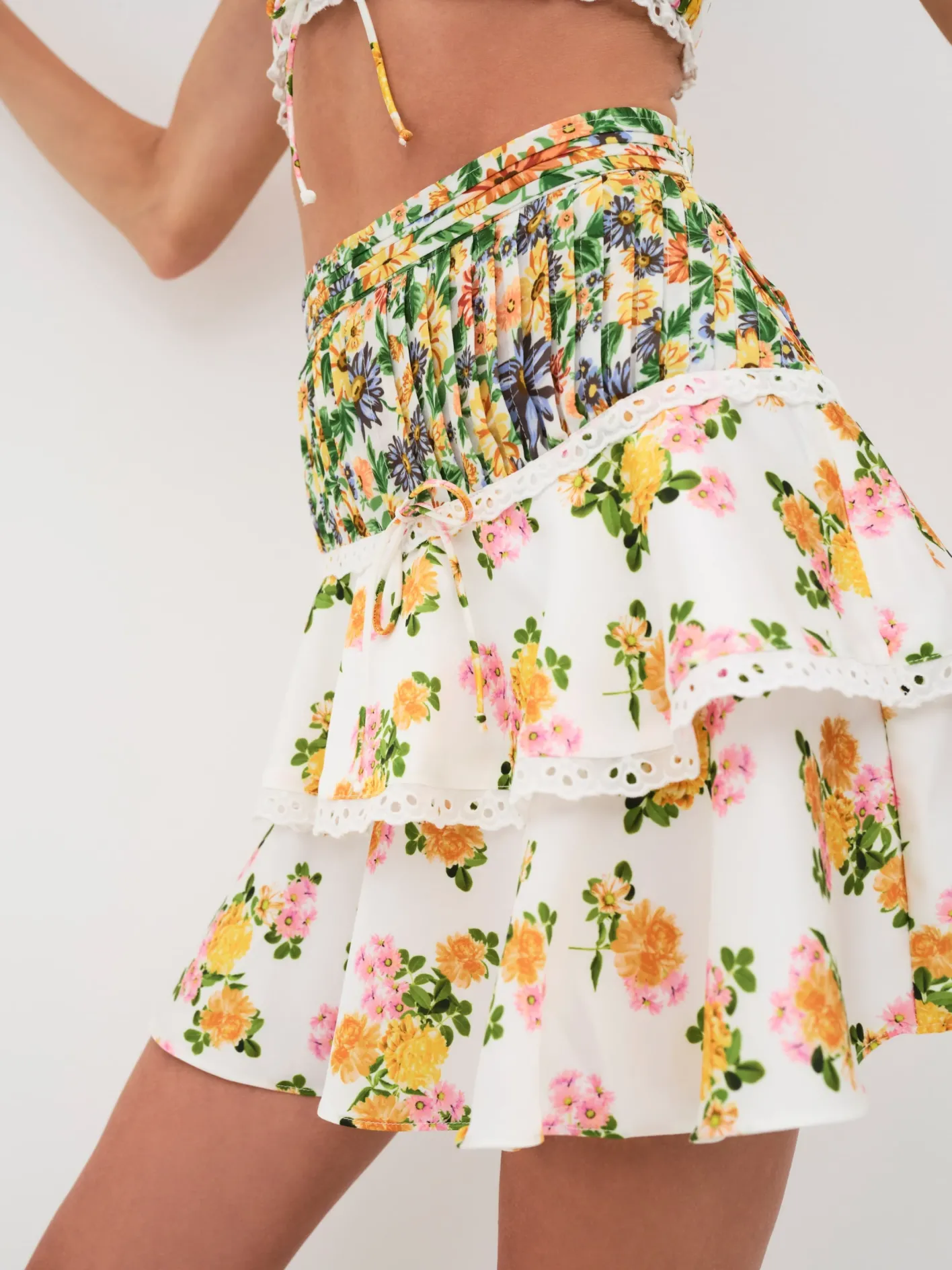 rosalyn_skirt_0.webp Woman For Love & Lemons Rosalyn Skirt