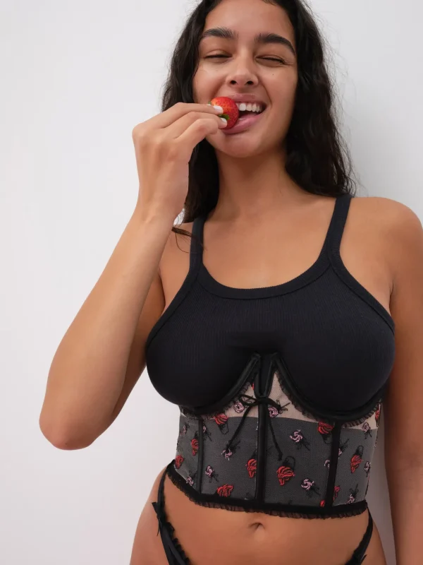 Woman For Love & Lemons Rosie Bow Corset