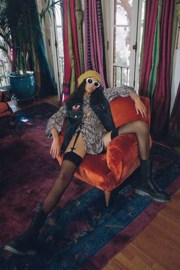 Woman For Love & Lemons Rosita Mini Dress