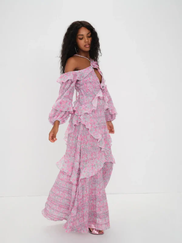 Woman For Love & Lemons Rowan Maxi Dress