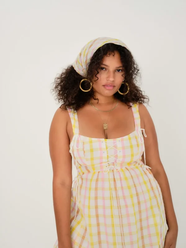 Woman For Love & Lemons Rue Midi Dress