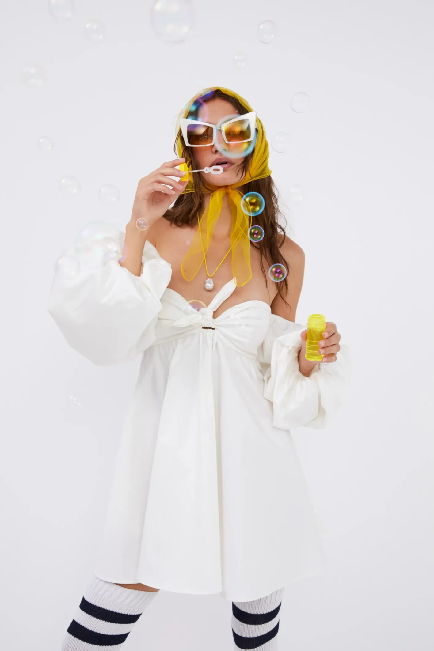 saint_lucia_mini_dress_1.webp Woman For Love & Lemons Saint Lucia Mini Dress