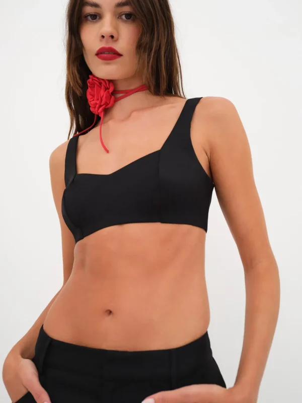 Woman For Love & Lemons Shannon Crop Top