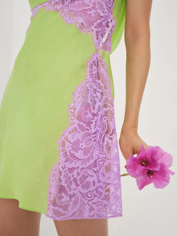 Woman For Love & Lemons Silky Slip Dress