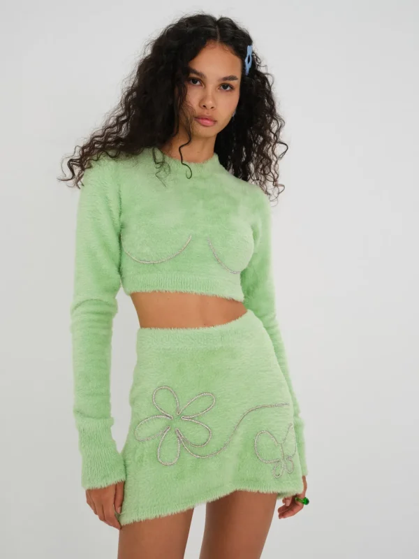 Woman For Love & Lemons Sullivan Mini Skirt