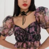 Woman For Love & Lemons Sunshine Crop Top