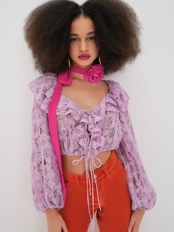Woman For Love & Lemons Tatiana Blouse