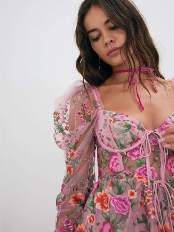 Woman For Love & Lemons Tayla Mini Dress