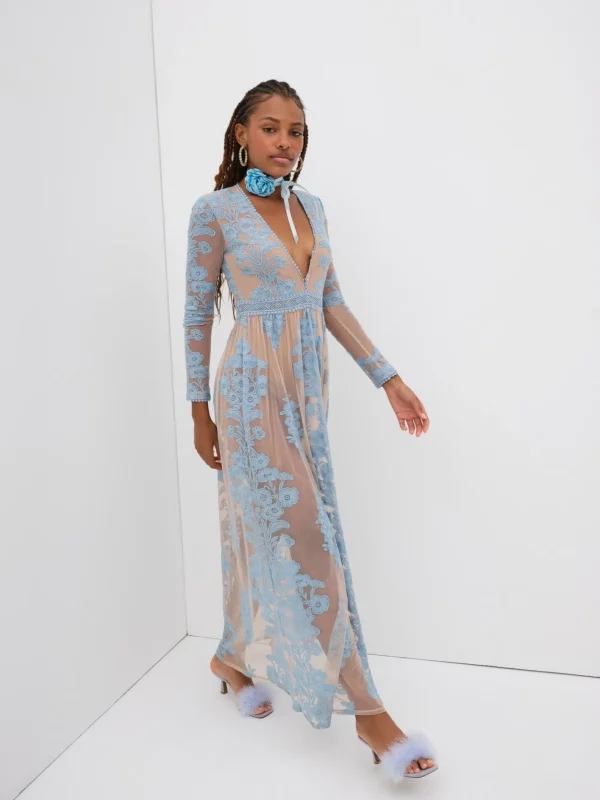 Woman For Love & Lemons Temecula Maxi Dress