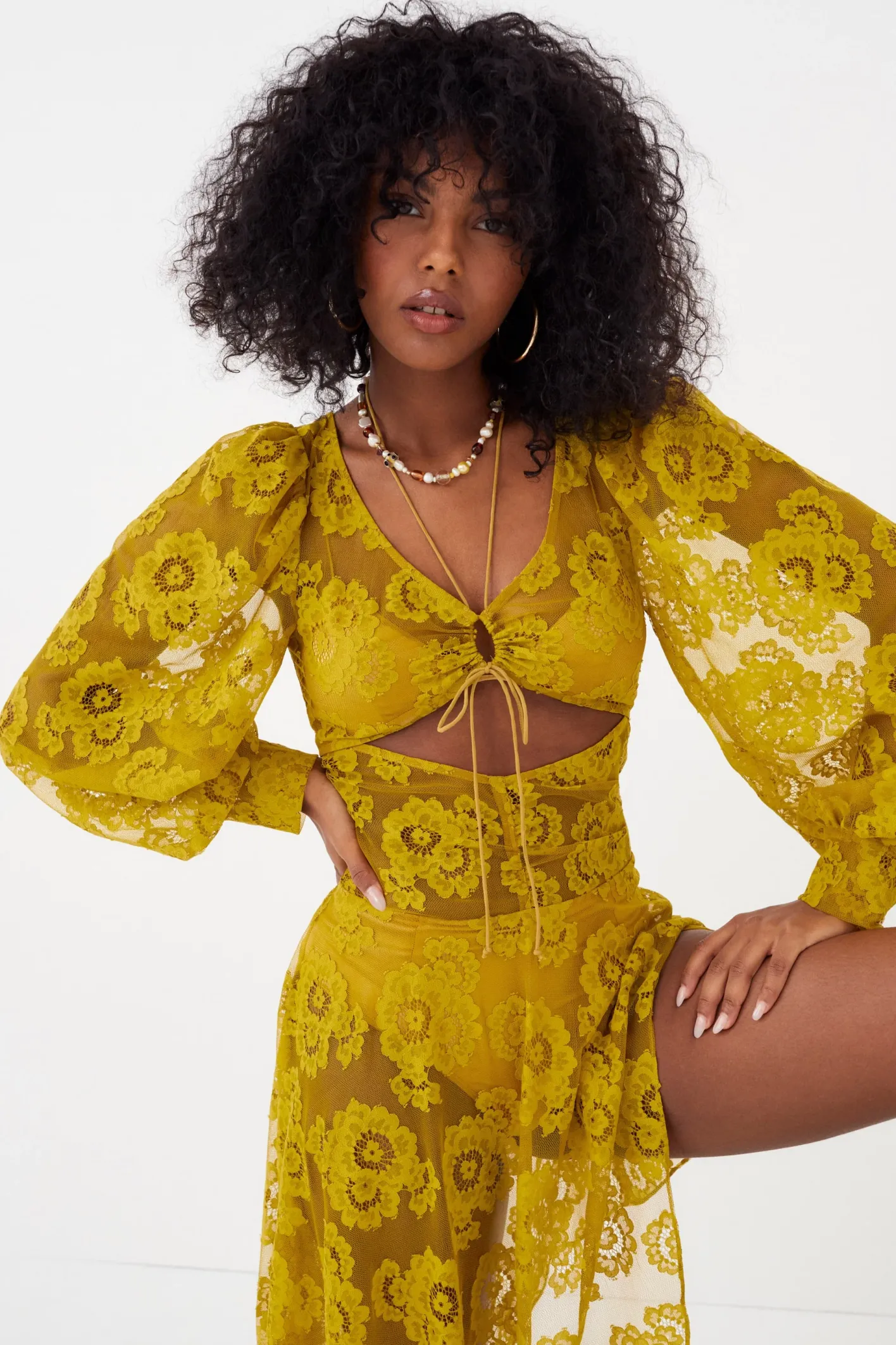tiana_midi_dress_2.webp Woman For Love & Lemons Tiana Midi Dress
