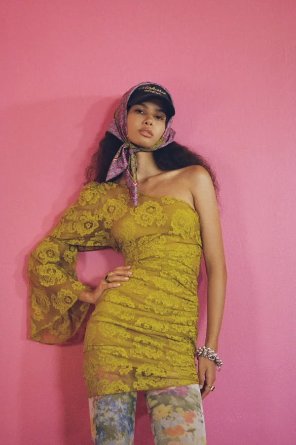 Woman For Love & Lemons Tiana Mini Dress