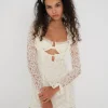 Woman For Love & Lemons Tulip Mini Dress