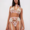 Woman For Love & Lemons Waterlilies Garter