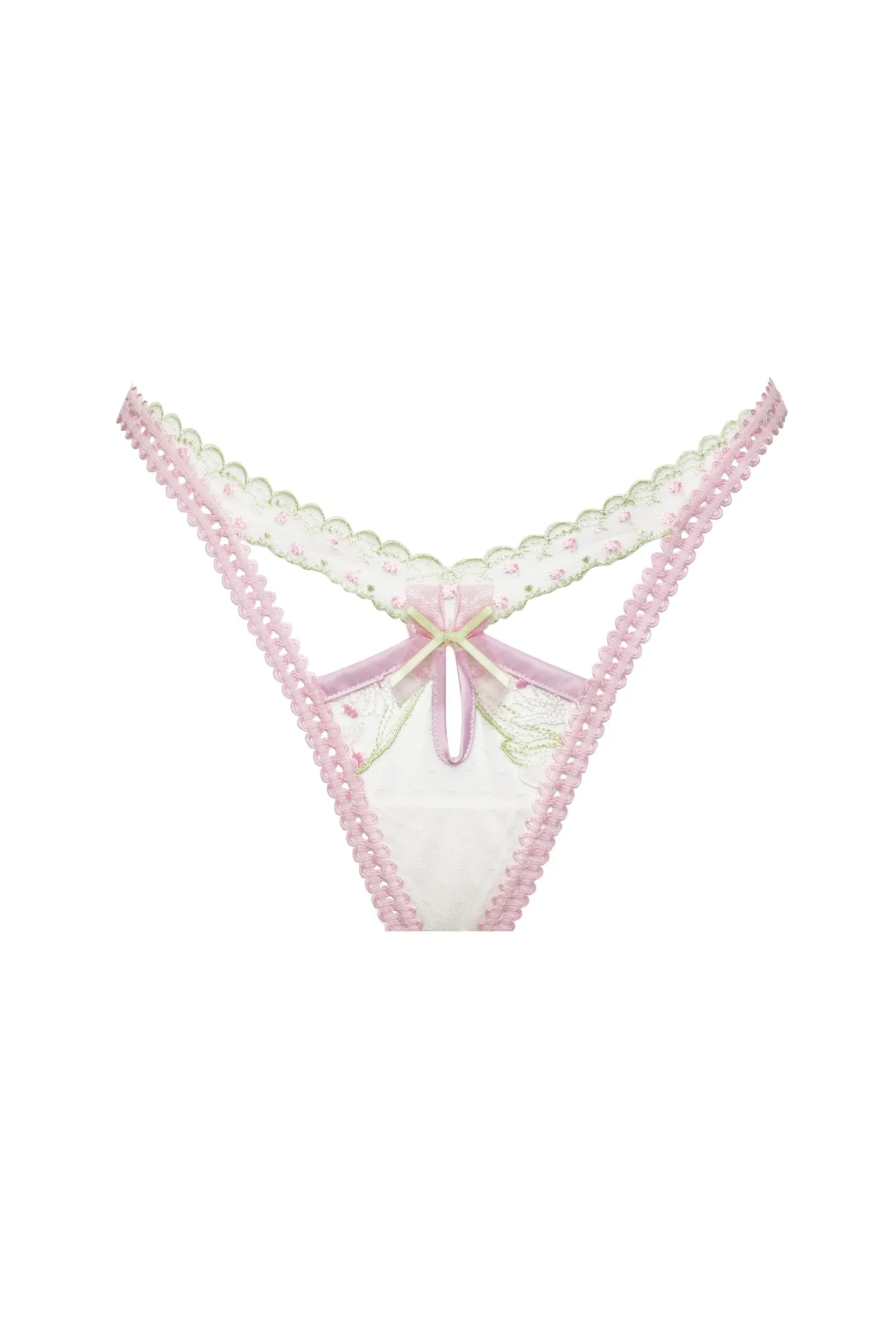 waterlilies_thong_panty_5.webp Woman For Love & Lemons Waterlilies Thong Panty