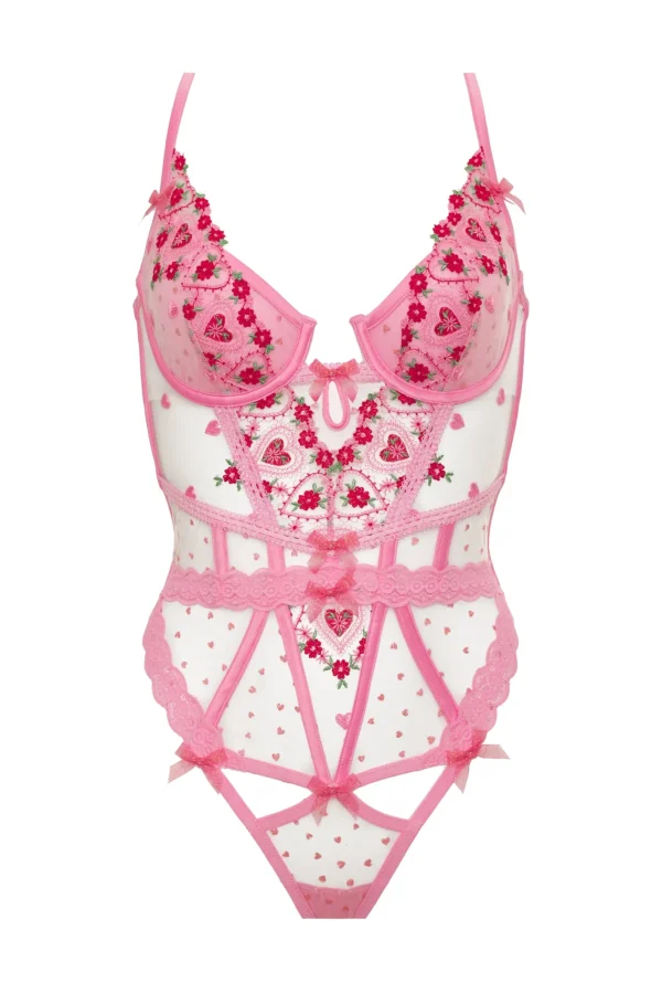 Woman For Love & Lemons Whimsical Garden Teddy