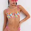 Woman For Love & Lemons Yasmin Bandeau Bikini Top