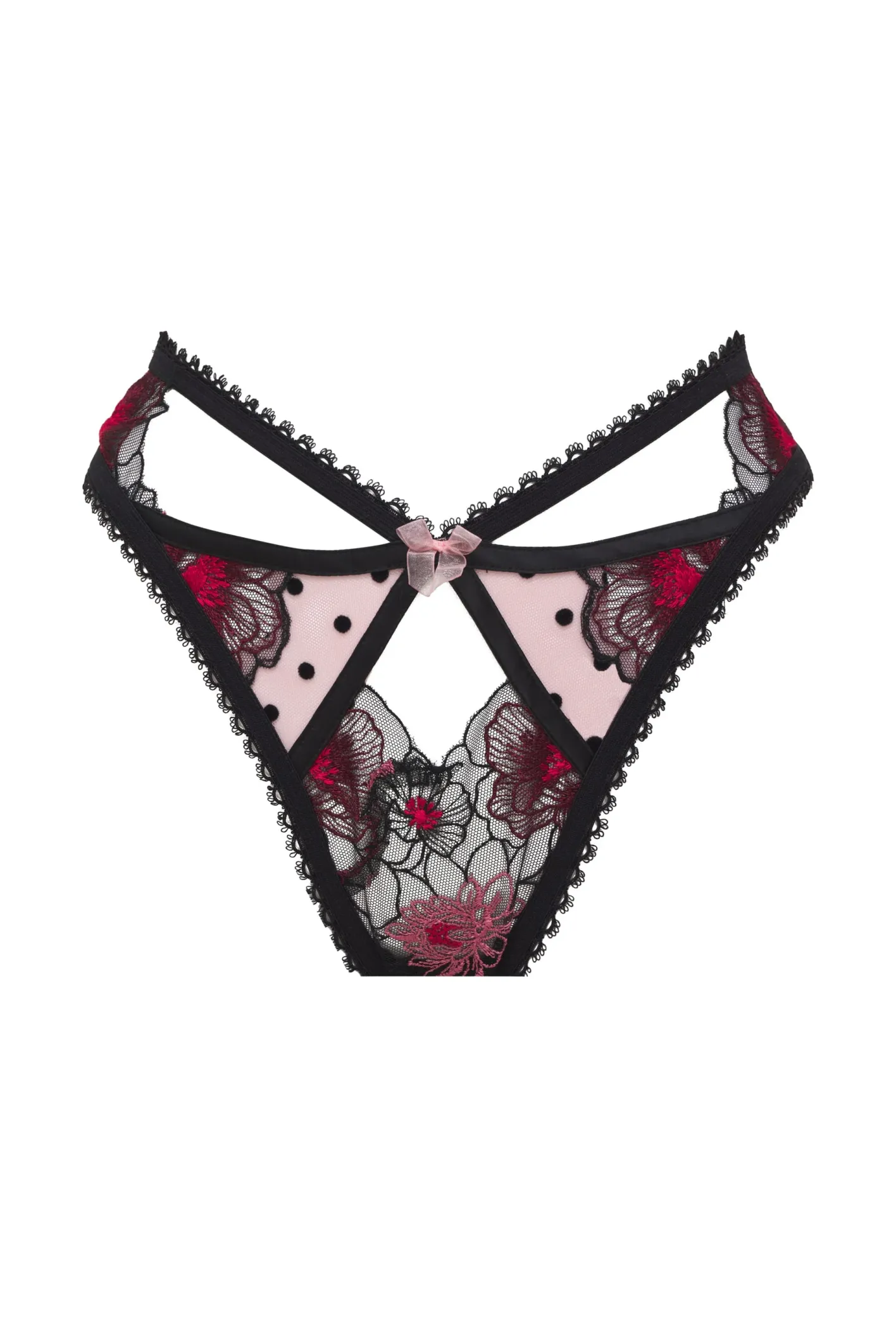 zinnia_embroidered_highwa_4.webp Woman For Love & Lemons Zinnia Embroidered High-Waist Thong